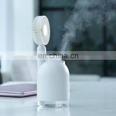 New Product 2 in 1 Multifunctional USB Mini Fan With Air Cool Humidifier photo-5