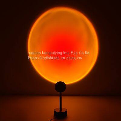 2021 Hot Selling Sunset Lamp Projector Warm Art Wall Light Decoration Home Led Fancy Lights Romantic Rainbow Lamps