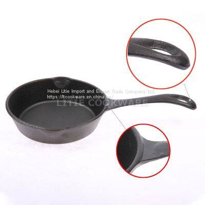 6.5 Inch-10.25 Inch Pre-Seasoned Cast Iron Round Skillet Fry Pan Set Skillet Manufacturer photo-5