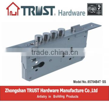 TRUST 4 Round BOLT High Security Mortise 70mm backset lock body