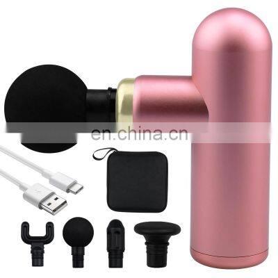 Lcd Cordless Body Facial Handheld Percussion Deep Tissue Booster Percussion Muscle Vibrating Mini Massage Gun photo-4