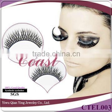 Hand fashion black synthetic good quality package false eyelashes