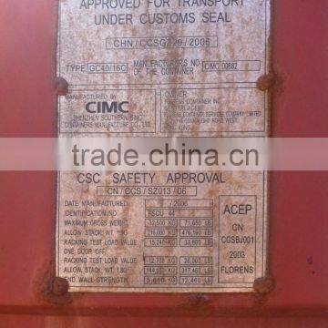 Most Popular Nice 20ft/40ft/40ft HC/HQ Used Sea Container Excellent Quailty Advantage Prices for Sale photo-5