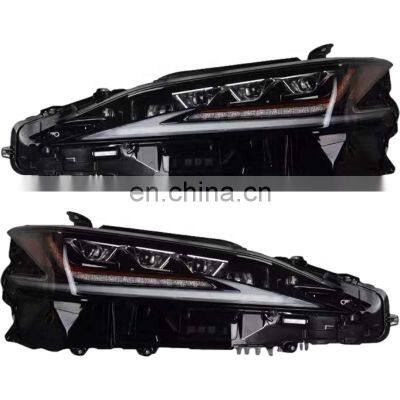 Upgrade to 3 Lens Matrix LED Headlamp Headlight With Dynamic for LEXUS ES ES200 ES260 ES300 Head Lamp Head Light 2018-2021 photo-2