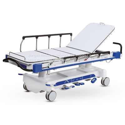 AG-HS001D High quality medical emergency ward nursing luxury transports patient medical device hydraulic hospital stretcher manufacturers