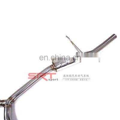 High Quality 304 Stainless Steel Auto Exhaust System Muffler for Audi q5 Cat Back With Valve Control and Downpipe photo-3