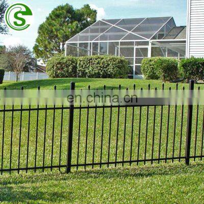 Metal picket fence design decorative high security fence