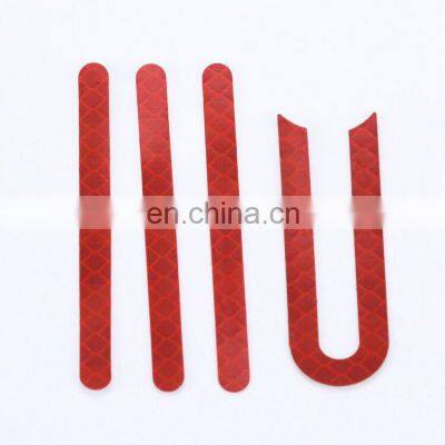 Electric Scooter Skateboard Accessories 4 Sets Of Front And Rear Wheel Cover Protective Car Reflective Stickers Bicycle Stickers photo-2