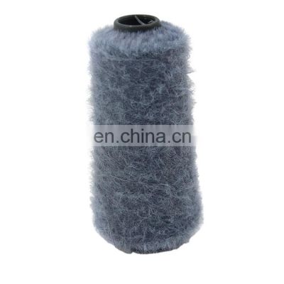 2021 Factory Direct Sale 1.3 cm 13NM 100% nylon fancy feather imitate mink hair yarn for knitting scarf