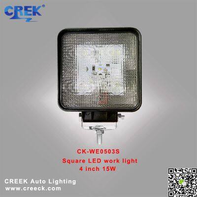 4 INCH 15W SQUARE LED WORK LIGHT