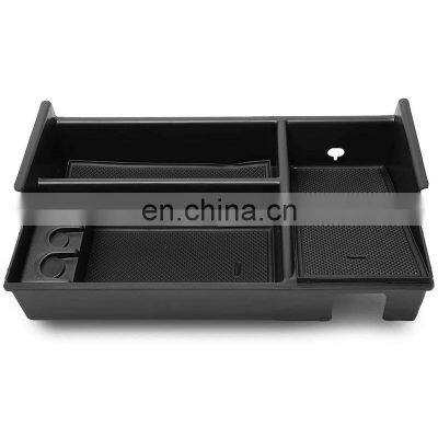 Interior Accessories Parts Silicone Armrest Rest Storage Box Center Control Console Organizer Tray For Toyota Tundra photo-5