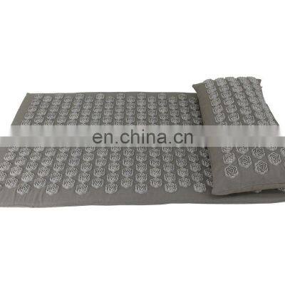 Organic Cotton Canvas Plastic Acupressure Spike Neck Pillow photo-3