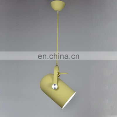 E27 Home Decoration Lamp Modern Colorful Adjustable Pendant Light