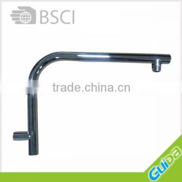 SONDA standard brass wall extend shower arm with round flange chrome