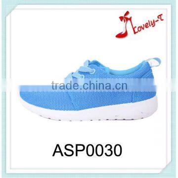 Lightweight fashion lace up girls running shoes