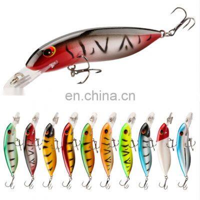 Surf Fishing Lure 11cm 13.3g Factory Direct Fake Lures Bionic Bait Long Tongue Floating Fishing Minnow