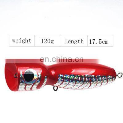 Wood Baits Wood Lures 175mm 120g Fishing Tackle Topwater Boat Fishing Lures photo-2