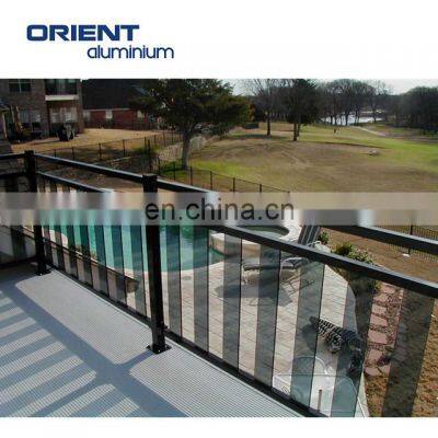 Aluminium Handrails Aluminum Balustrade Glass Balustrade with Australian Standard