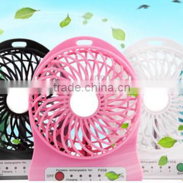 Unique Lithium Ion Batteries USB Led Mini Fan Small Table Fan Desk Fan Used For USB Charger