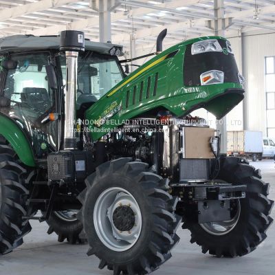 Fast Delivery 1204 120HP 4WD Big Wheel Farm Tractor From Tractor Manufacturer