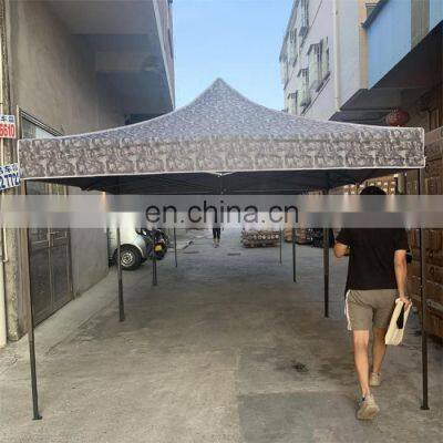 Chinese manufacture custom printing square tube folding pop up outdoor tents