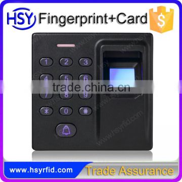 HSY-F107E Wiegand26 Output 125khz EM Card Fingerprint USB RFID Standalone Door Access Controller