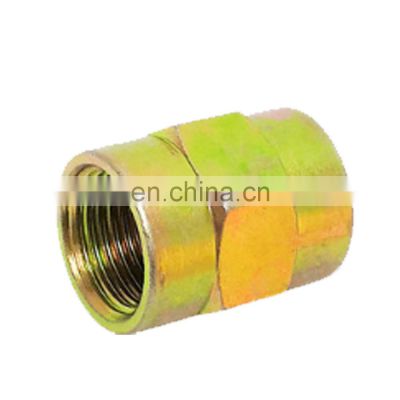 New Design Color Zinc Plating Piping System Conversion Carbon Steel Oil Pressure Joint Hydraulic Connector