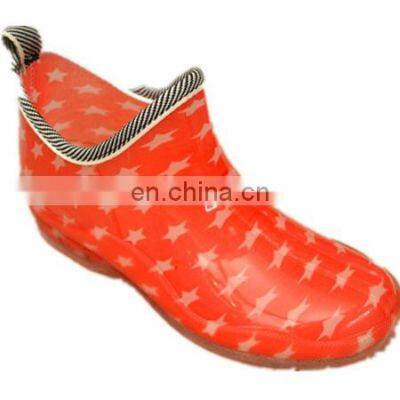 Cheap Transparent PVC Injection Boots Waterproof Women Rain Shoes Covers Ladies Rain Boots
