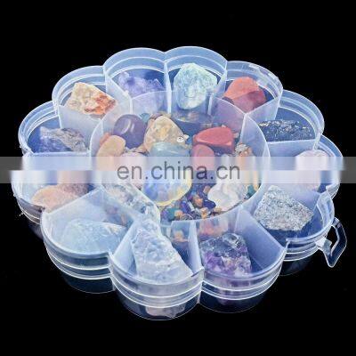Novelty Gifts Tumbled Crystal Bead Gift Products Oem Minerales Natural Raw Precious Semi Crystals Healing Stones Box Sets photo-3