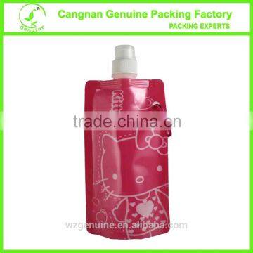 Plastic drinking water bottle BPA free