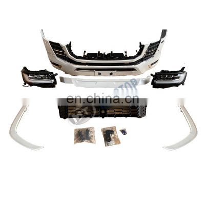 MAICTOP car facelift body kit front bumper grille headlight fender flare for land cruiser 200 upgrade to 300 lc300 2022