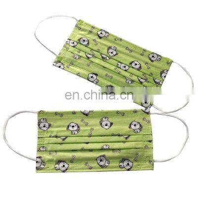 Wholesale  3ply  Print Face Mask Child Use Custom Printed Face Mask