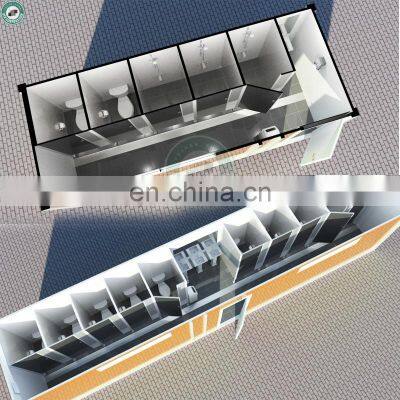 Flatpack Container Bunkhouse for Engineers Container Staff Dormitory Living Area Staff Quarters With AC and Beddings photo-3