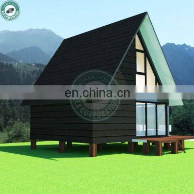 36sqm Gable Roof House Decent One Room Tiny Resort House Cabins and Motels With Moon Roof photo-3