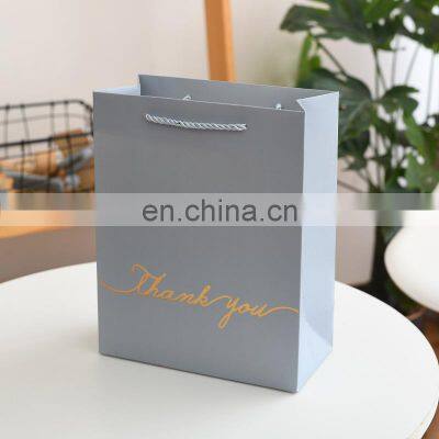 China Manufacturer Thank You Shopping Paper Bag Custom Printed Gift Paper Bag Valentine's Day Packaging Tote Paper Bag Gift photo-3