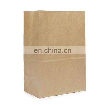 Emballage Papier Kraft Custom Made Print Paper Bag Square Donuts Packaging Bread Paper Bag for Bakery photo-3