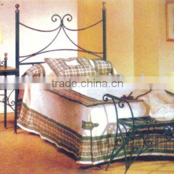 comfortable wrought iron single bed