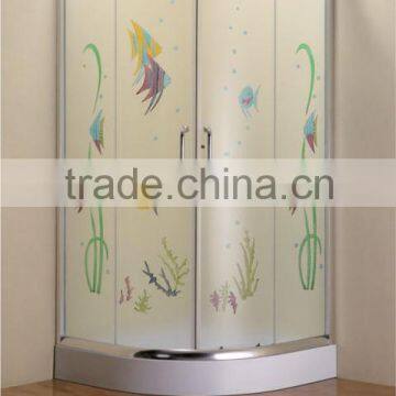 2014 ABS acrylic 6mm glass shower room