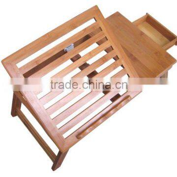 wooden folding laptop table