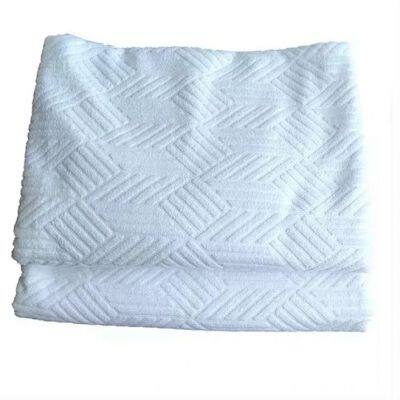 Factory Supply Ihram Hajj Clothing 100% Polyester Jacquard Muslim Haji Ahram Towel for Daily Use