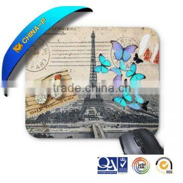 New Fashion promotion gift mouse pad love memory & Eiffel tower