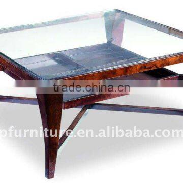 Glass top coffee table PFD451B