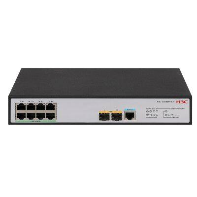 ‌H3C S5008PV6-EI-HPWR 8-Port Gigabit PoE+ Managed Switch with 2 SFP Slots