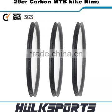 29er carbon mountain bike rims 35mm width carbon mtb rim wheels 28mm depth hookless 29er tubeless rim