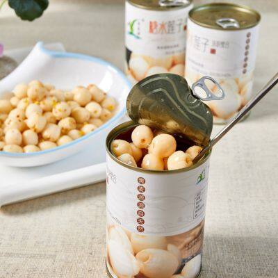 Premium Fresh Lotus Seeds: Sweet & Moisturizing Syrup Lotus Seed Can, Ready-to-Eat & Additive-Free