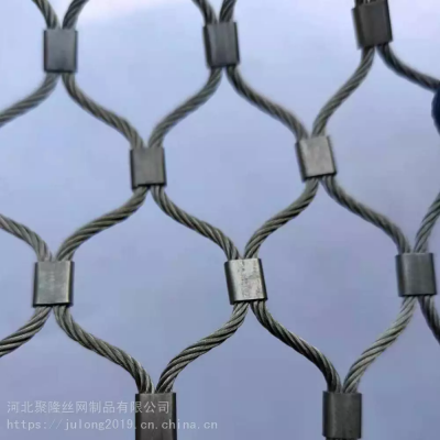 Stainless Steel Wire Rope Cable Hand-Woven Net Flexible Metal Mesh Net/Bird Net