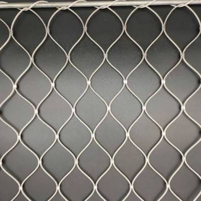 316 Flexible Stainless Steel Wire Rope Ferrule Zoo Fence Aviary Bird Parrot Netting Mesh
