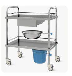 STAINLESS STEEL HOSTIPTAL TROLLEY photo-4