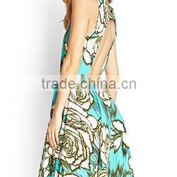 2015 China Manufacturer Customized the Latest Design Rose Skater Elegant Dress photo-6