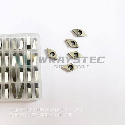 Tungsten carbide cutting tool  PCD substrate DCMW070204 cemented carbide substrate diamond inserts non-standard customization available.